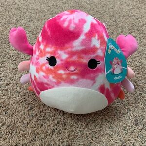NEW Squishmallows Maddie the Tie Dye Crab Plush